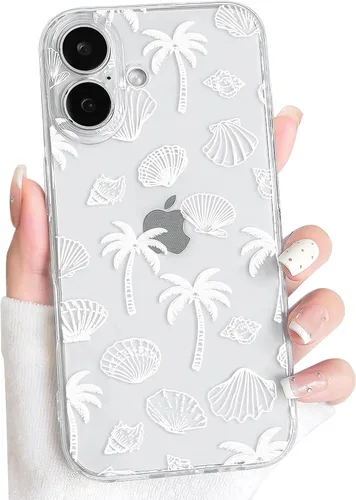 Vista 42 de NITITOP Funda para iPhone 13 Clear Sea Animal - Pez negro Pescado Negro