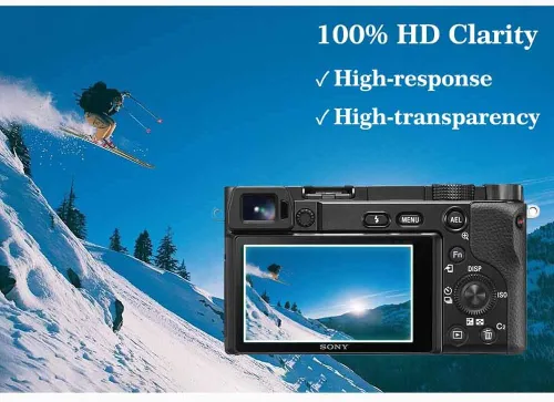 Vista 12 de ULBTER Protector de pantalla para Sony A6600 A6400 A6300 A6100 A6000 [Paquete de 3+2]