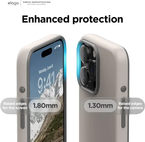 Vista 5 de elago Funda compatible con iPhone 15 Pro Max, compatible con MagSafe, Glide, funda protectora de cuerpo completo, a prueba de golpes, funda delgada