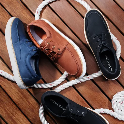 Vista 2 de Mio Marino Mens Boat Shoes - Zapatillas para Hombre
