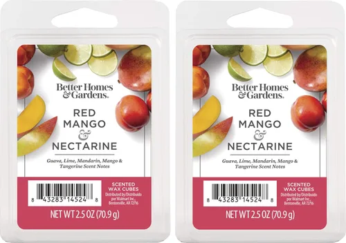 Vista 11 de Better Homes and Gardens - Cubos de cera perfumada de 2.5 onzas, paquete de 2 unidades (ámbar y rosa)