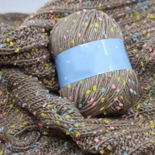 Vista 8 de Hilo de coser para tejer con puntos de 1.76 oz, bufanda, suéter, sombrero, ganchillo artesanal, hilo de lana elegante, simple, suave y cómodo