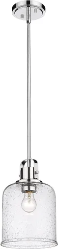 Vista 4 de Z-Lite 340P8-CH Kinsley Colgante 1 luz 100 vatios, cromo