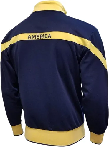 Vista 4 de Icon Sports Chaqueta deportiva de fútbol con licencia oficial de Club America, unisex para adultos