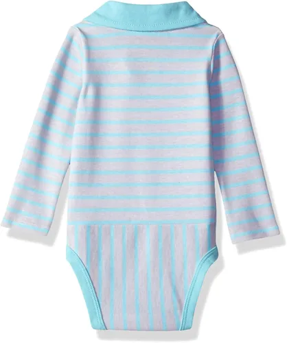 Vista 2 de Hanes Ultimate Baby Flexy Knit Jogger with Polo Bodysuit and Short Sleeve Crew