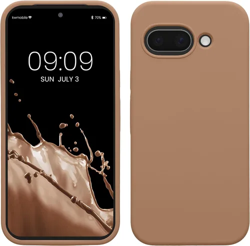 Vista 152 de kwmobile Funda Compatible con Google Pixel 6 Pro - Funda de Teléfono de Silicona TPU con Acabado Suave - Azul Caribe
