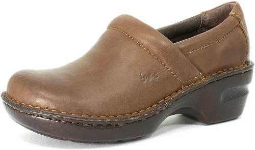 Vista 7 de b.o.c. Zuecos de piel para mujer
