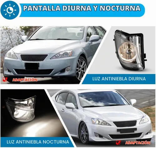 Vista 8 de CPW Conjunto de luces antiniebla para lente transparente Lexus IS250 IS350 Clear-One Set