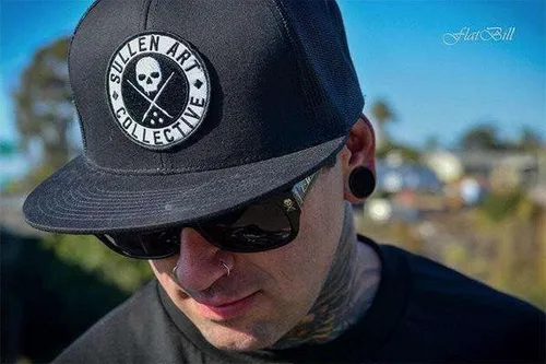 Vista 5 de Sullen Clothing BOH - Sombrero de manga corta para hombre, color negro