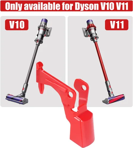 Vista 3 de 2 botones de interruptor de repuesto para Dyson V10 V11 con 1 destornillador T8, botón de interruptor de aspiradora, botón rojo ABS para piezas