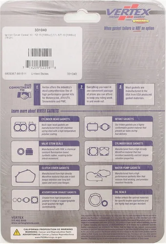 Vista 3 de Red Hawk FIL-1101 Kit de ajuste compatible con/reemplazo para Club Car DS, 4 ciclos, gas, 1992 y más recientes con filtro de aceite 101611003, 2142