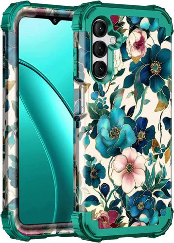 Vista 44 de Casetego Funda para Galaxy A16 5G, Tres Capas de Alta Resistencia Robusta a Prueba de Golpes, Protección Completa Rugosa de PC Duro + Parachoques