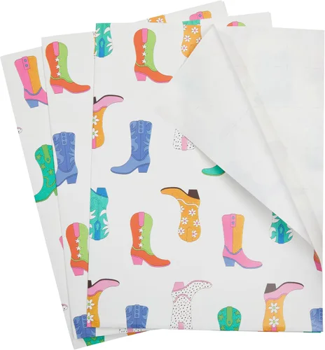Vista 16 de The Gift Wrap Company 58-189227 Juego de hojas de papel para envolver regalos con diseño de animales de fiesta, 30 x 23 pulgadas, multicolor, 3
