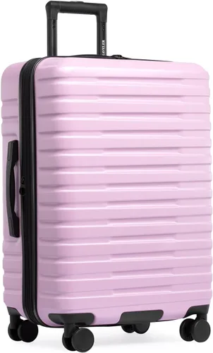 Vista 19 de U.S. Traveler Boren - Maleta de viaje extensible rígida con 8 ruedas giratorias, color negro, juego de 2 piezas
