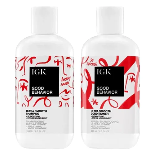 Vista 19 de IGK BLONDE POP - Juego de champú y acondicionador tonificante morado Neutraliza el latón + ilumina el rubio Vegano + libre de crueldad 8 onzas