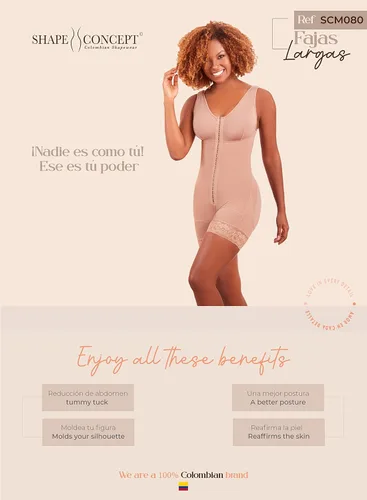 Vista 6 de SHAPE CONCEPT 080 041 Fajas Colombianas Reductoras y Moldeadoras Post Surgery Compression Garment Tummy Tuck