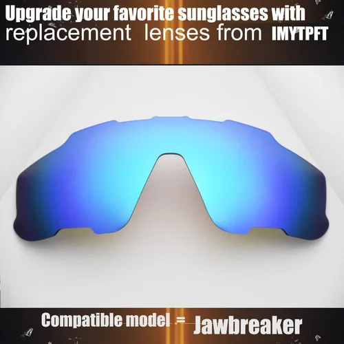 Vista 2 de IMYTPFT CompatibleReplacement for Lenses oakleys Jawbreaker BlueTitanium