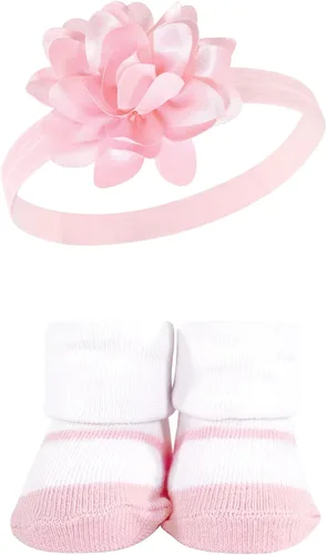 Vista 4 de Hudson Baby baby-girls Headband and Socks Set