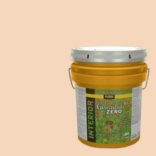 Vista 91 de Rodda Paint CASCADIA ZERO - Pintura plana e imprimación para interiores en uno, cuarto de galón, rosa Mullen