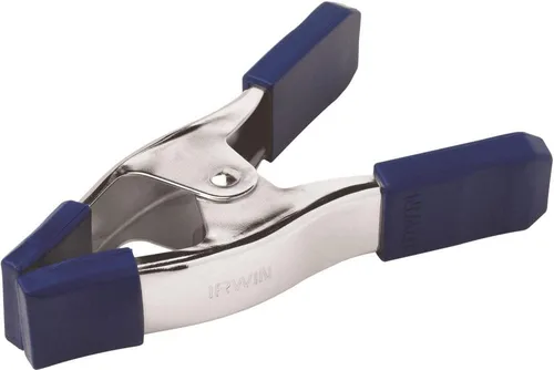 Vista 4 de IRWIN Tools QUICK-GRIP Abrazadera de resorte metálico, de 1 pulgada (222601), Azul