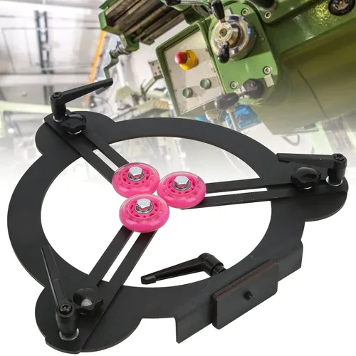 Vista 3 de Torno de madera para torneado de precisión ajustable, accesorios de torno de madera, herramienta de torneado de acero redondo para carpintería
