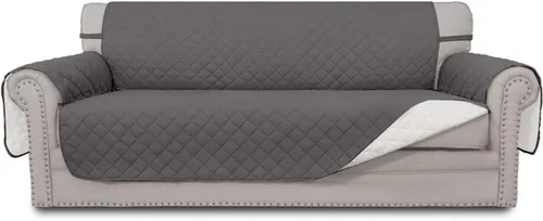 Vista 146 de Easy-Going - Funda reversible para sofá, resistente al agua, con varillas de espuma y correas elásticas, protector de muebles para mascotas y perros
