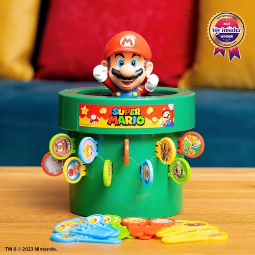 Vista 2 de TOMY Juego de acción familiar Pop Up Super Mario - 2-4 jugadores - A partir