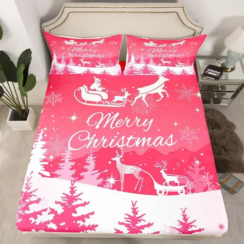 Vista 46 de Erosebridal Divertida sábana bajera ajustable de Halloween para niños, lindo juego de ropa de cama de calabaza fantasma, decoración de Halloween
