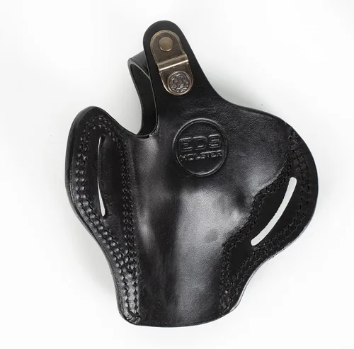 Vista 3 de Funda EDS para Ruger GP100 357 Magnum 44 Special 3 pulgadas OWB Funda de cuero