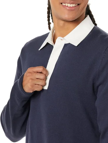 Vista 5 de Tienda Essentials Suéter de rugby para hombre