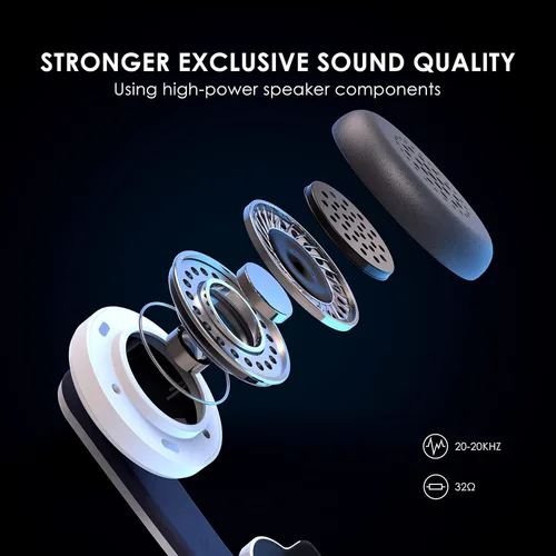 Vista 3 de BOBOVR Auriculares A2 Air VR compatibles con Quest2, diseño magnético de doble orejera
