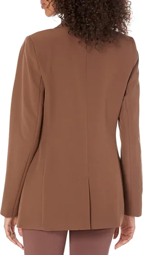 Vista 2 de The Drop blazer Blake largo para mujer