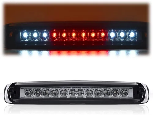 Vista 10 de PIT66 Barra LED de 3ª luz de freno, compatible con Chevy Colorado/Canyon X 2004-2012, luz de freno de montaje alto, luces traseras de carga, lente