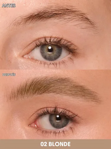 Vista 2 de SHEGLAM Lápices de cejas de doble cara Crema Impermeable Larga Duración Ojo Cejas Pluma Maquillaje - 02 Rubio