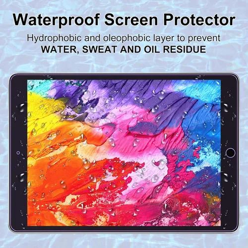 Vista 6 de Paquete de 2: protector de pantalla esmerilado con bloqueo de luz azul para iPad de 10.2 pulgadas