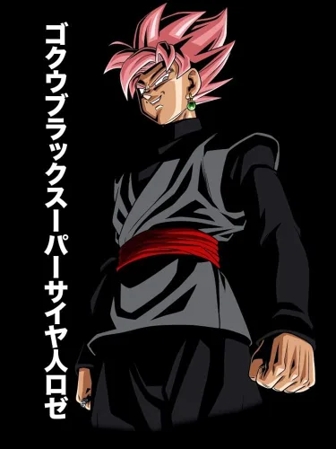 Vista 2 de Dragon Ball Z Super Goku Character - Camiseta negra para hombre