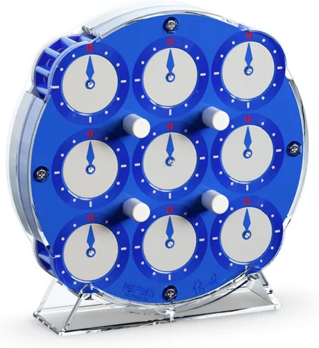 Vista 4 de cuberspeed QY Toys - Rompecabezas de reloj magnético Chuanshi, versión totalmente magnética