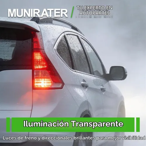 Vista 2 de munirater Reemplazo del lado del pasajero de la luz trasera trasera derecha para CRV 4 puertas 2012-2014