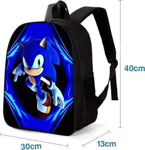 Vista 3 de AWSFYESV Mochila 3-en-1 de dibujos animados impresa en 3D, mochila linda mochila casual mochila de viaje mochila deportiva de moda, S01