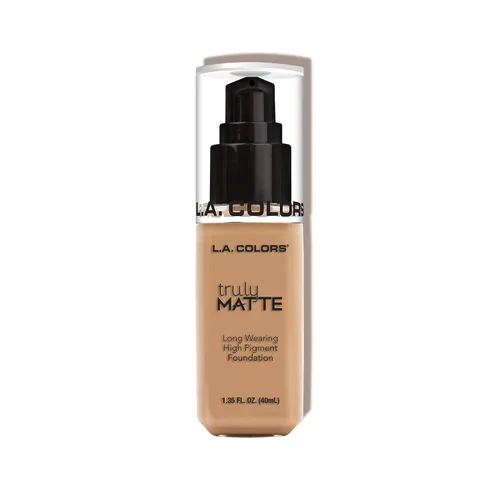 Vista 19 de L.A. Colors Base Mate Verdadera, Bronceado Profundo CLM361 (Paquete de 2)
