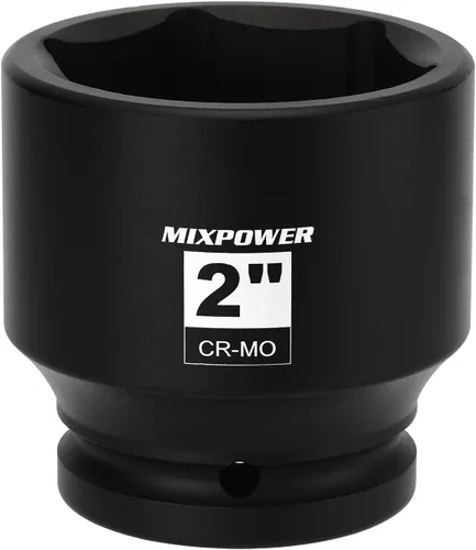 Vista 17 de MIXPOWER Zócalo de impacto poco profundo de 3/4", 1.181 in, CR-MO, métrico, 6 puntos, tuerca de eje de grado de impacto para una fácil extracción
