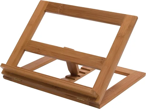 Vista 11 de Lipper International 8815 Soporte para libros de cocina de madera de bambú y acrílico, 12-1/2" x 9-1/4" x 6-3/4