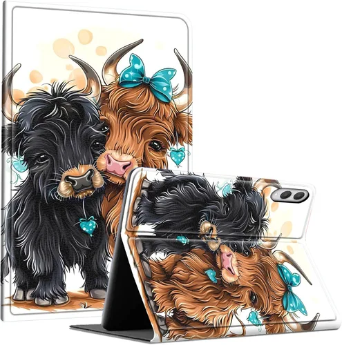 Vista 20 de Slim Case for Samsung Galaxy Tab S10 Lite / S10 FE / S9 FE 10.9" & Galaxy Tab S9 11", Multi-Angle Stand PU Leather Smart Folio Cover with Soft TPU