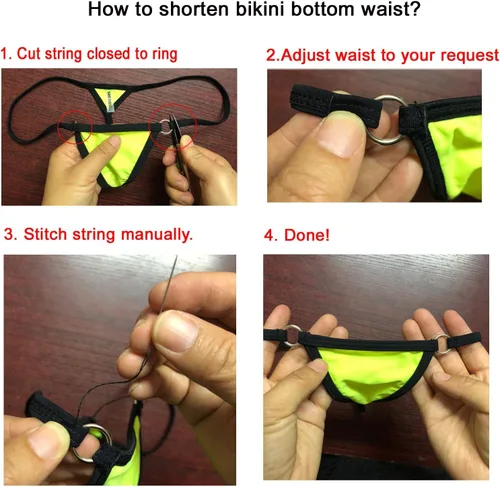 Vista 5 de SHERRYLO Micro Bikini Extreme G String Tanga Bikini Sexy Mini traje de baño para mujer