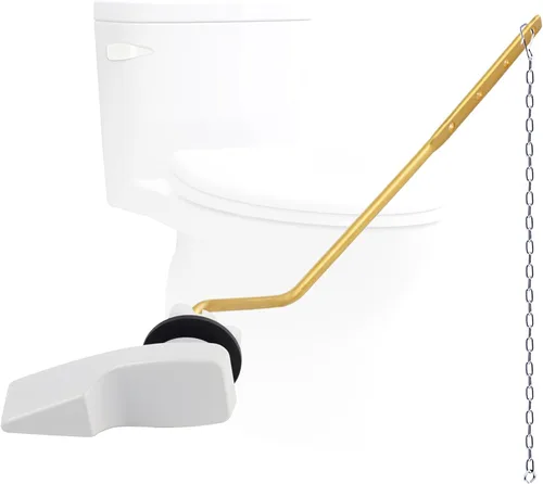 Vista 7 de Kit de repuesto de manija de inodoro de metal universal de montaje lateral compatible con American Standard/Mansfield/Gerber/TOTO/Kohler inodoro