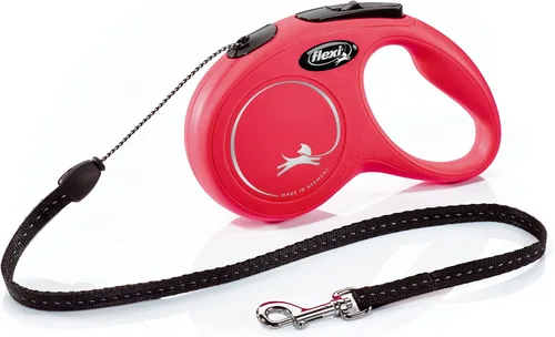 Vista 9 de FLEXI Correa Retráctil New Classic Cord para Perros Extra Pequeños de hasta 18 libras – 10 pies, Negro Correa para Caminar Mascotas Sin Enredos