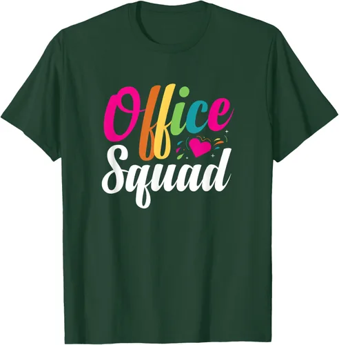 Vista 12 de Oficina escuadra administrativa asistente escuela secretario regalo camiseta Negro