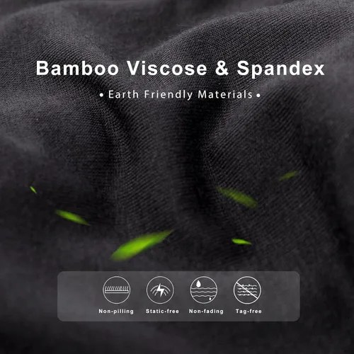 Vista 7 de BAMBOO COOL Ropa interior para hombre, con bolsa 3D, ultra suave, para hombre, ropa interior deportiva elástica