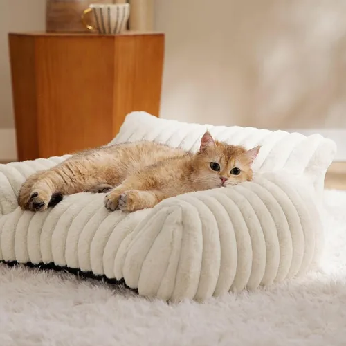 Vista 8 de Nolipaw Cozy Plush Pet Sofa, X-Small