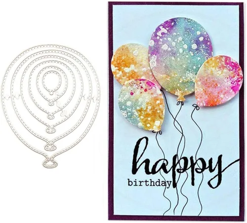 Vista 3 de beautyshoppingstore Plantillas troqueladas para tarjetas de invitación para fiestas, festivales, manualidades, álbumes de recortes, álbumes